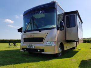 Motorhome on Hire at Goodwood