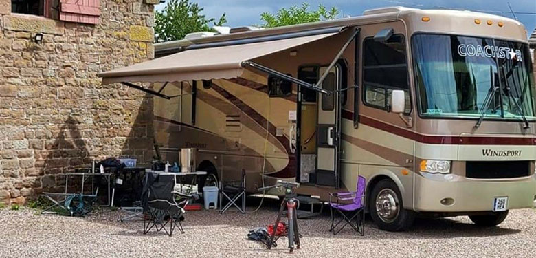 American Motorhome Hire on location