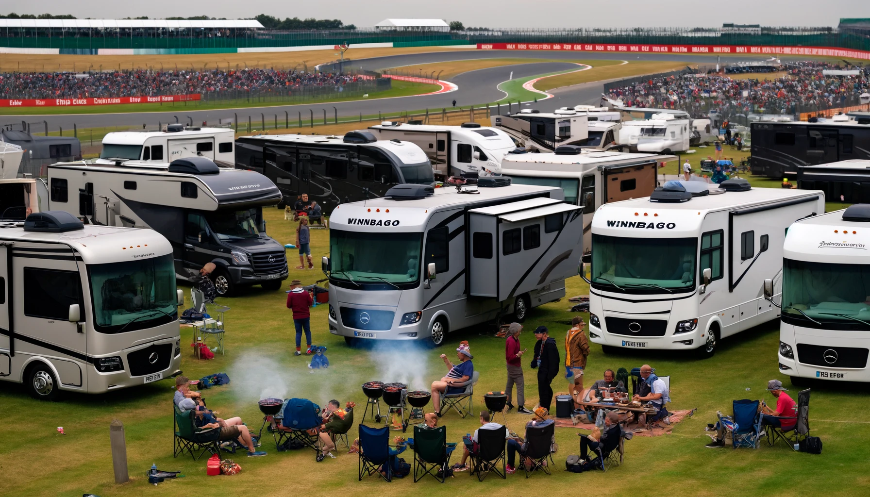 Motorhome hire at F1 Silverstone