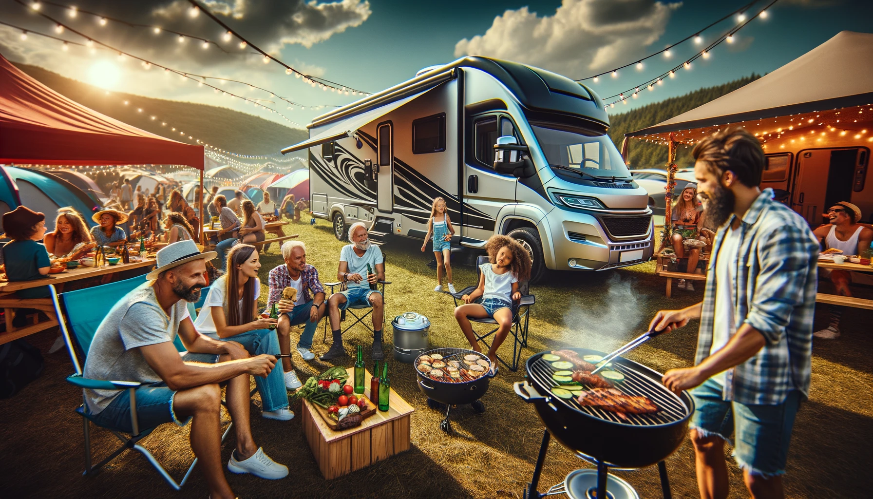 RV Hire at Glastonbury Camping Experience